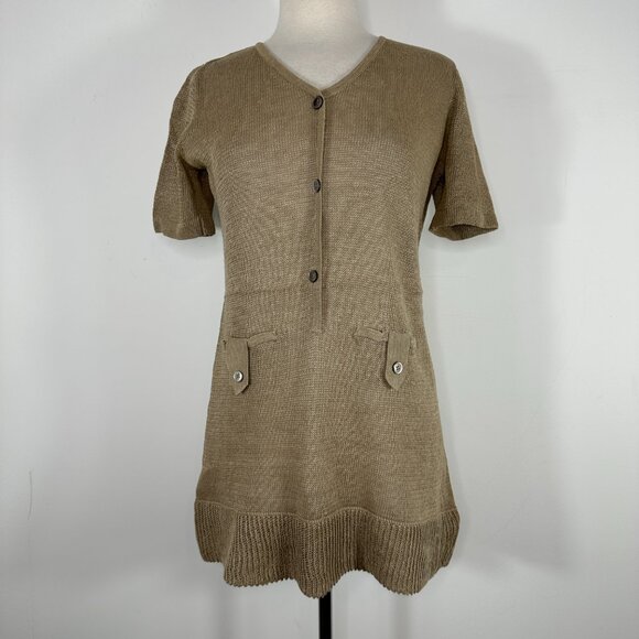 Made in Italy for Daytons Pants & Top Two Piece Set 100% Linen Sz 40 Old Money - Picture 8 of 15